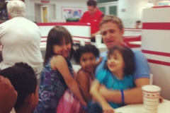 My sisters and father 